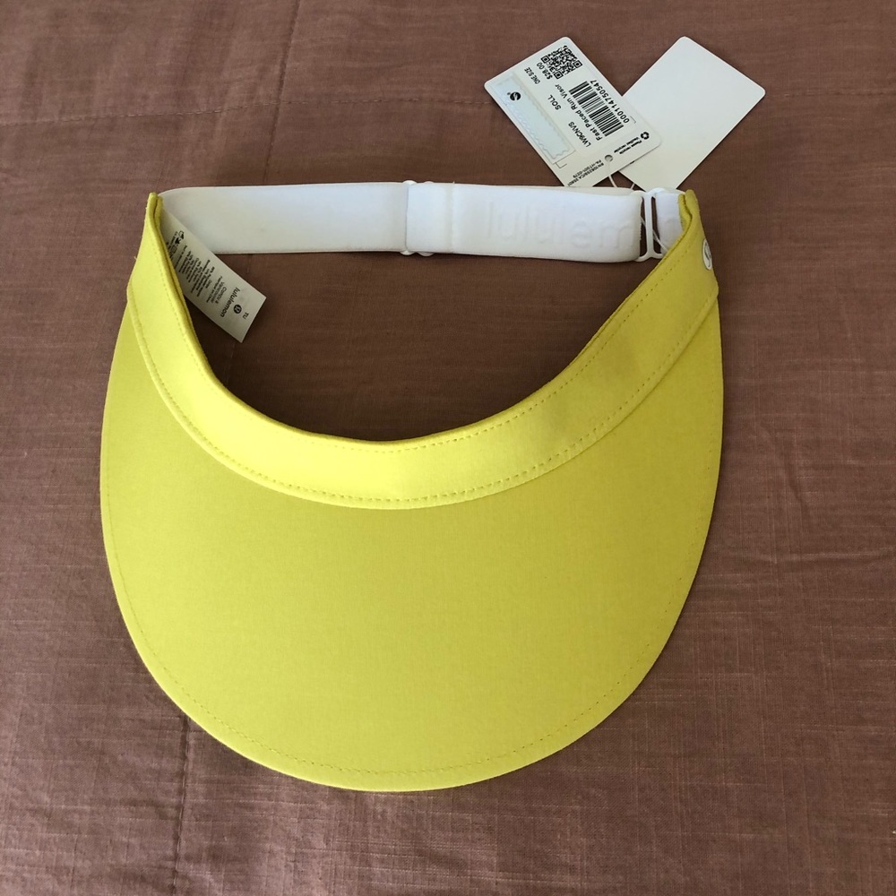 Yellow Lululemon visor